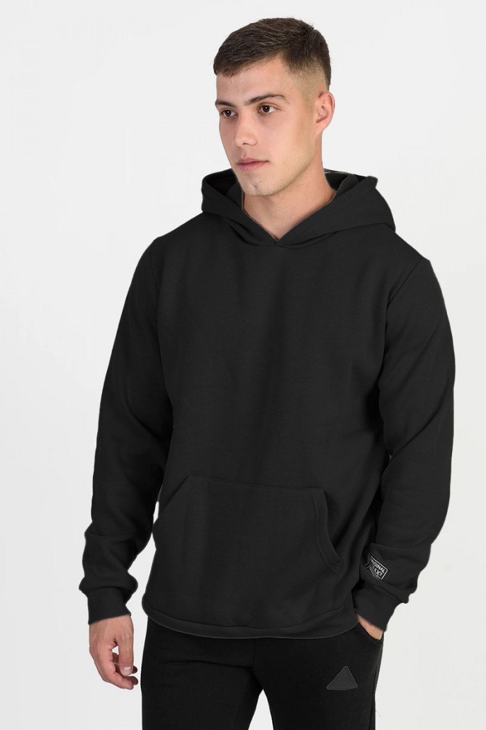 Sweatshirt mit Kapuze TRAX 44302 BLACK