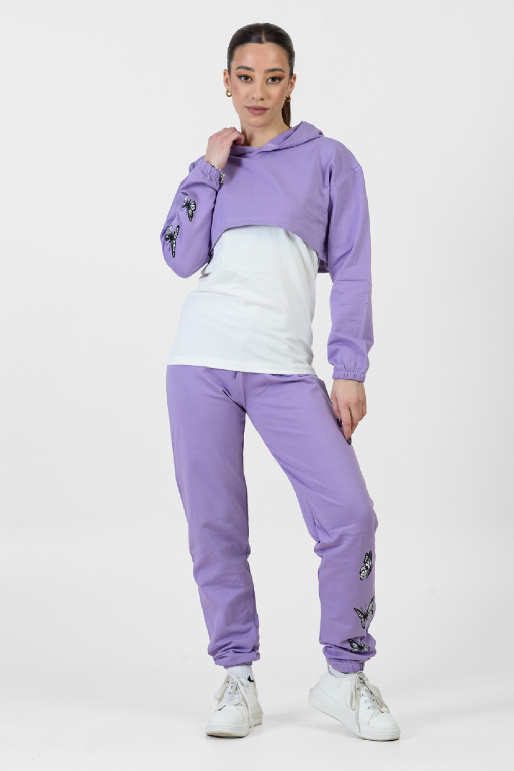 TRAX 44641 Set of 3 pieces of girl's overalls TRAX 44641 LILA