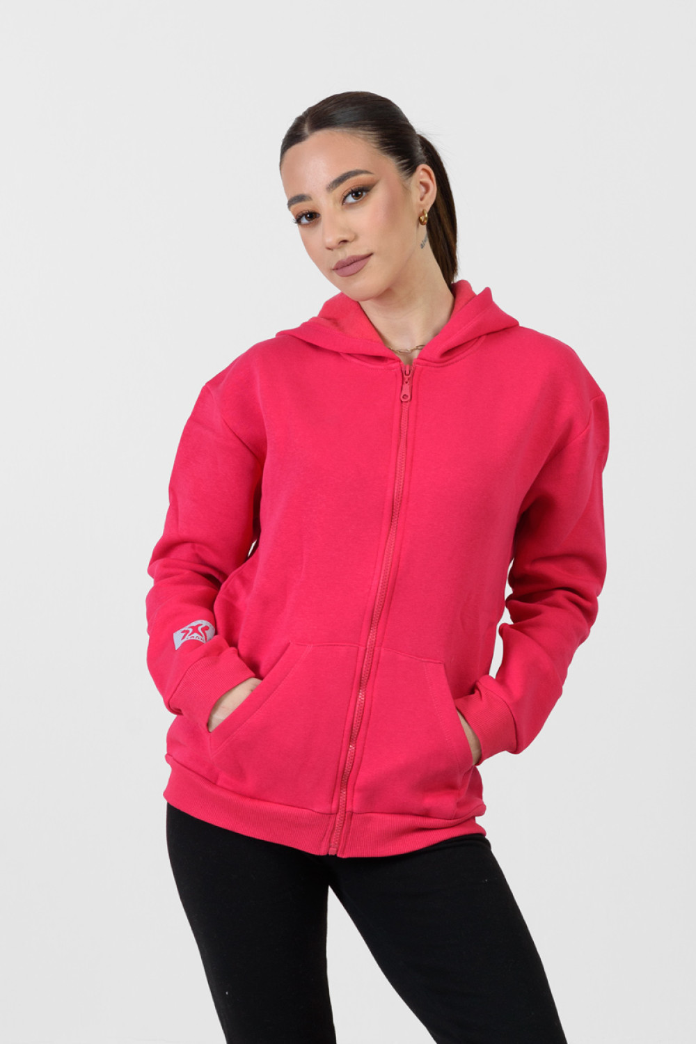 Jacket with hood TRAX 44661 FUX