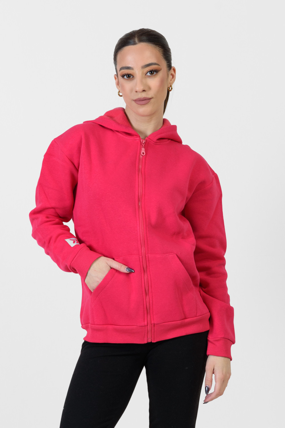 Jacket with hood TRAX 44661 FUX