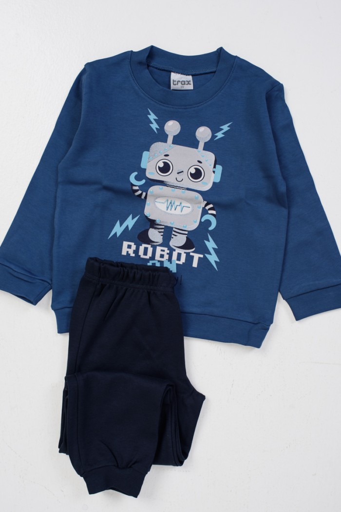 Children's Pajama Boy TRAX Robot 46990