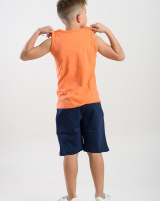 Ärmelloses Sommer-Set für Jungen TRAX 45372 PORTOOKALI