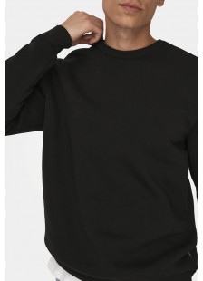 Baumwoll-Sweatshirt TRAX 46307 BLACK Baumwoll-Sweatshirt TRAX 46307 BLACK