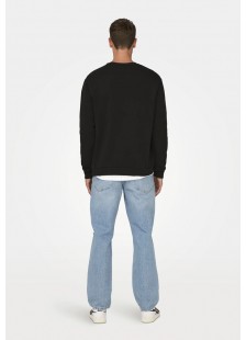 Baumwoll-Sweatshirt TRAX 46307 BLACK Baumwoll-Sweatshirt TRAX 46307 BLACK