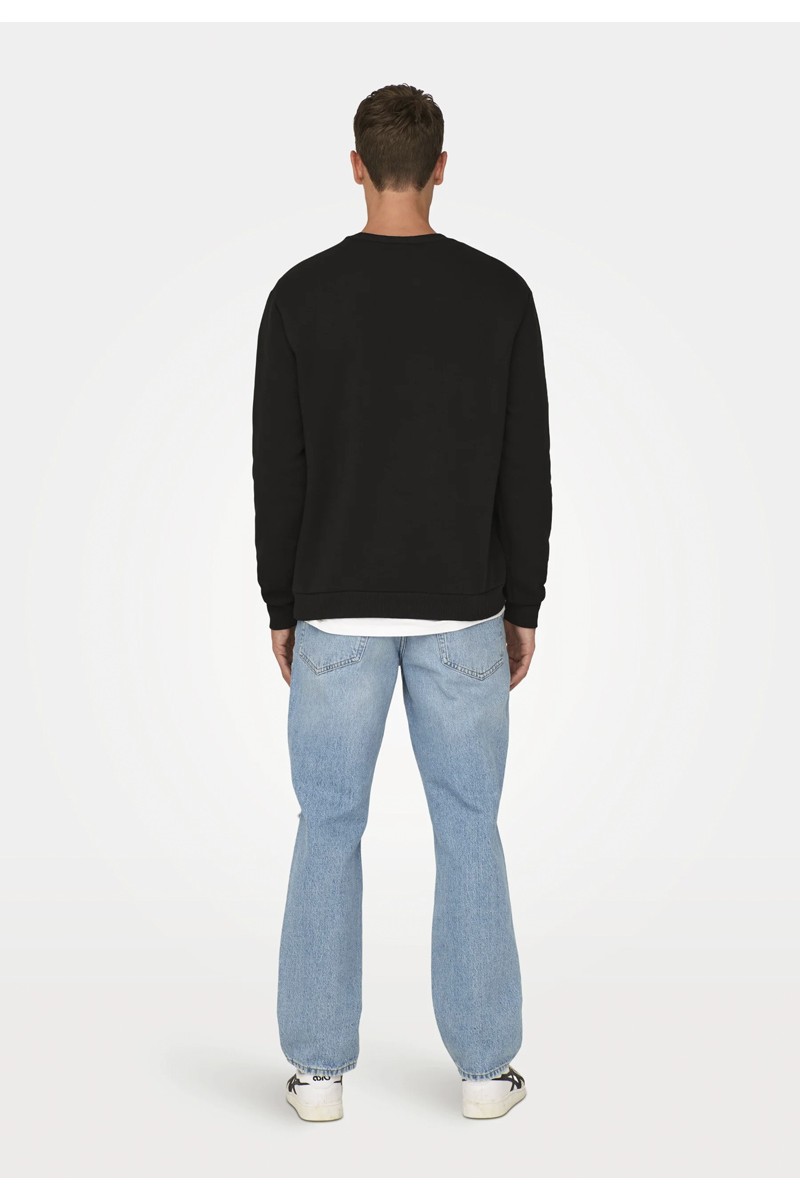 Baumwoll-Sweatshirt TRAX 46307 BLACK Baumwoll-Sweatshirt TRAX 46307 BLACK