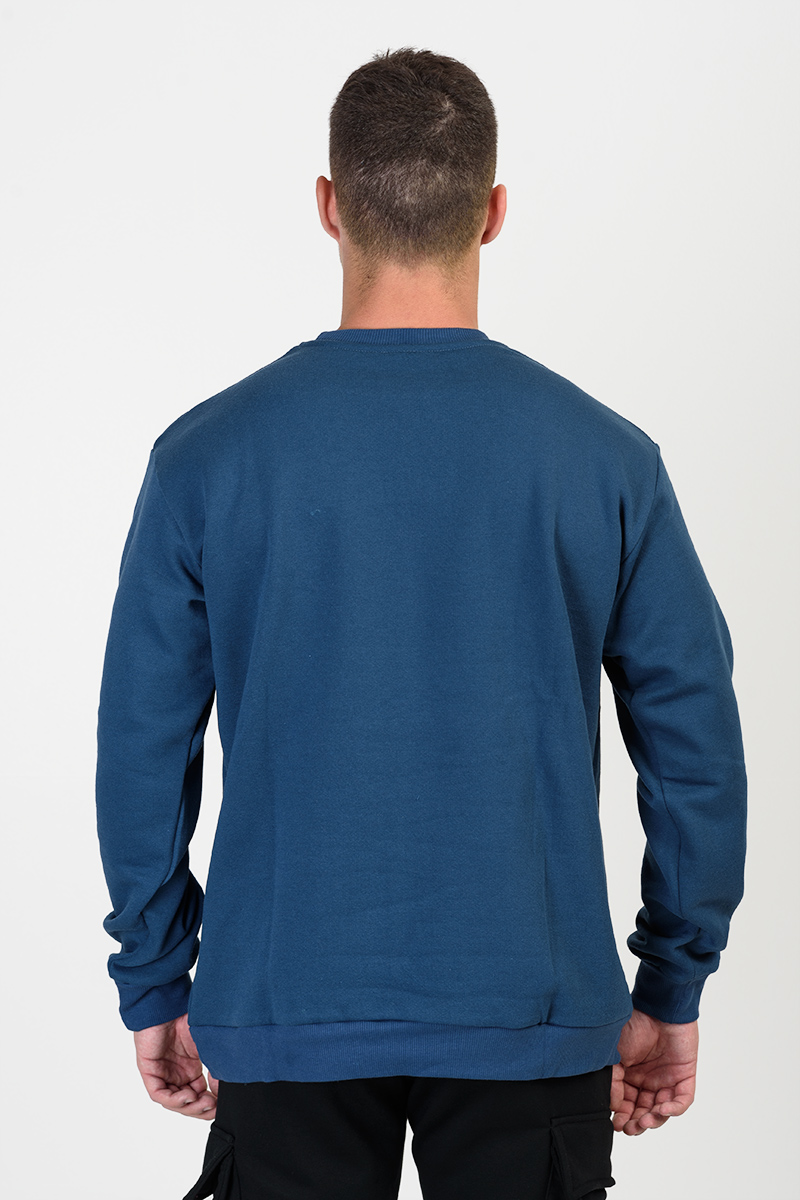 Baumwoll-Sweatshirt TRAX 46307 PETROL