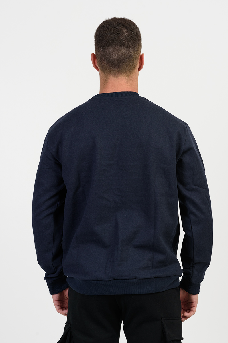 Baumwoll-Sweatshirt TRAX 46307 BLUE DROPS