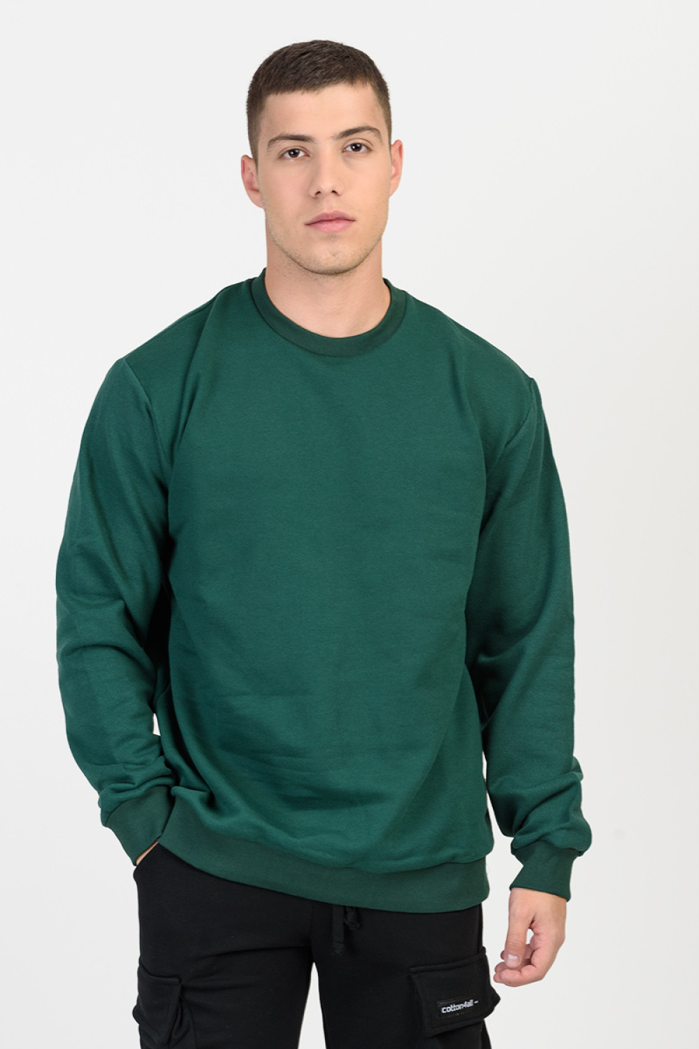 Cotton sweatshirt TRAX 46307 KYPARISSI