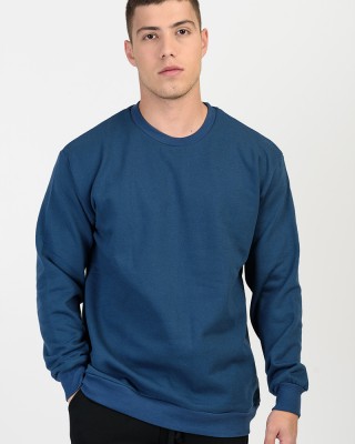 Baumwoll-Sweatshirt TRAX 46307 PETROL