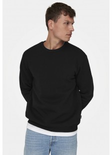 Baumwoll-Sweatshirt TRAX 46307 BLACK Baumwoll-Sweatshirt TRAX 46307 BLACK