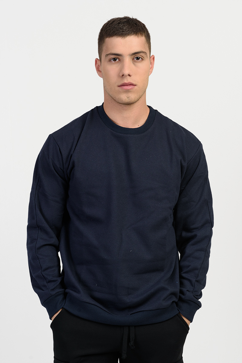 Baumwoll-Sweatshirt TRAX 46307 BLUE DROPS
