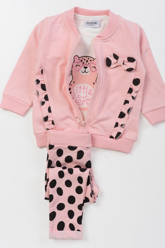 Baby Set 3 Pieces girl TRAX Cats 46516