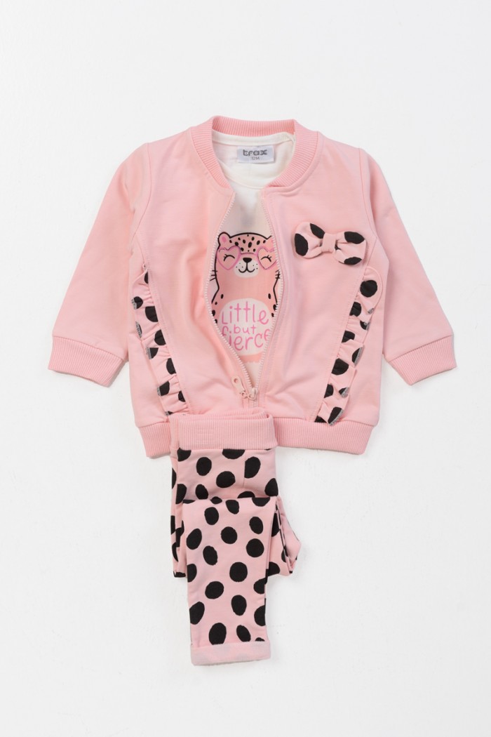 Baby Set 3 Pieces girl TRAX Cats 46516