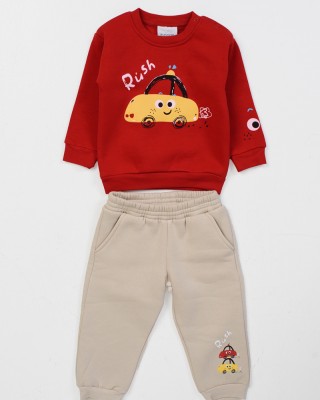 Baby overalls for boy TRAX 46557 RED