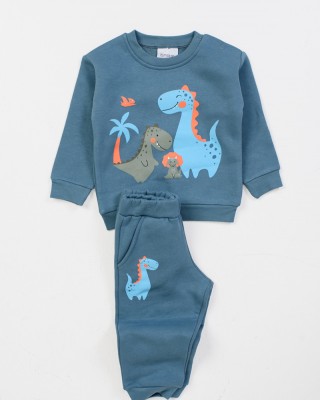 Baby overalls for boy TRAX 46566 PETROL