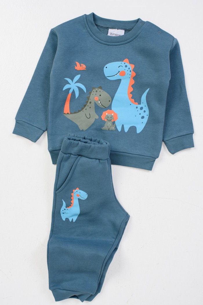 Baby overalls for boy TRAX 46566 PETROL