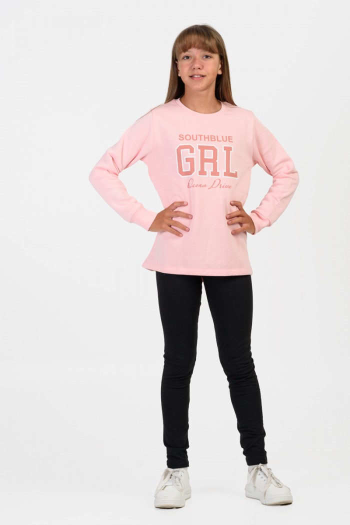 Teenage Overalls Set Girl TRAX 46602 ROSE