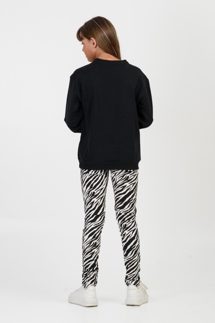 Teenage Overalls set girl TRAX 46609 BLACK