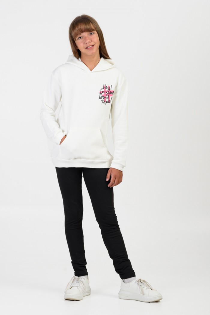 Winter overalls set girl TRAX 46616 EKROU