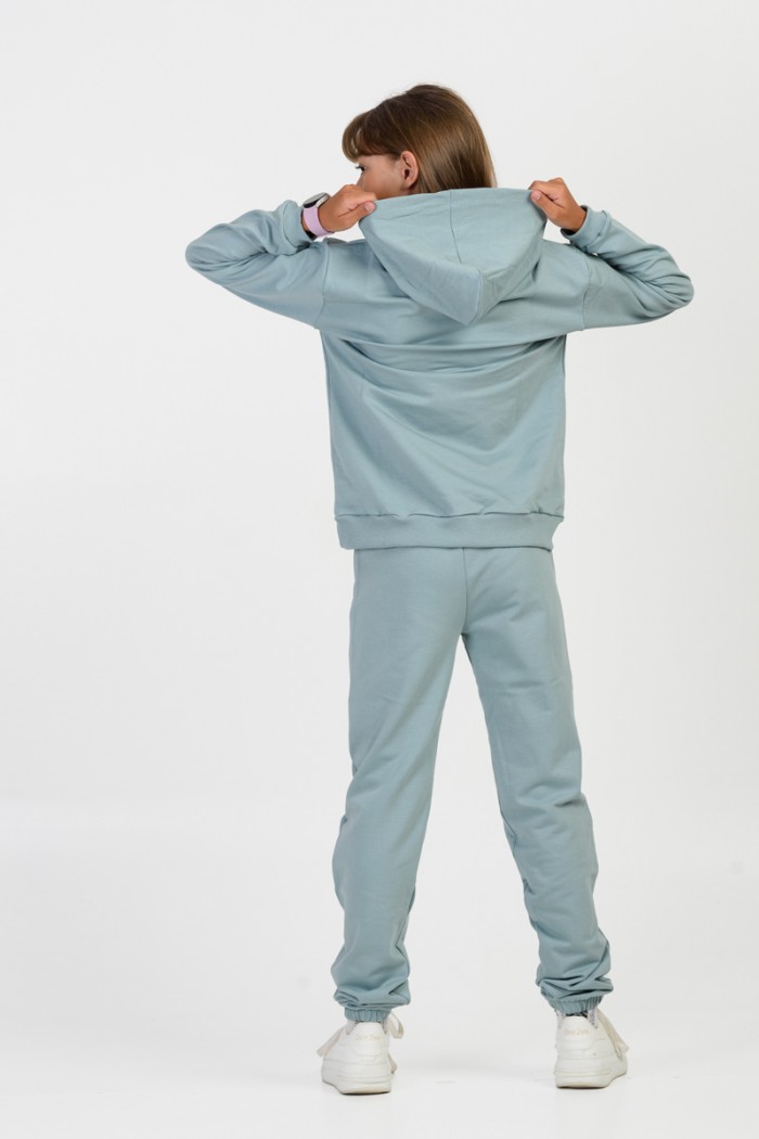 Winter overalls set girl TRAX 46632 AQUA