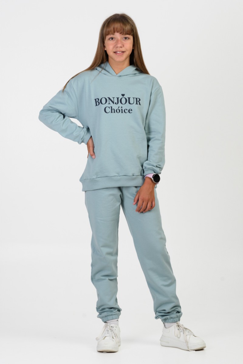 Winter overalls set girl TRAX 46632 AQUA