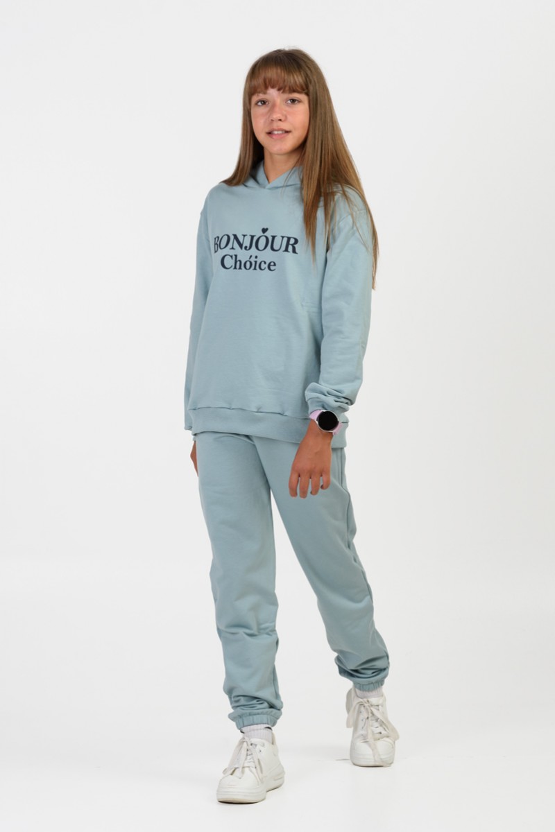 Winter overalls set girl TRAX 46632 AQUA