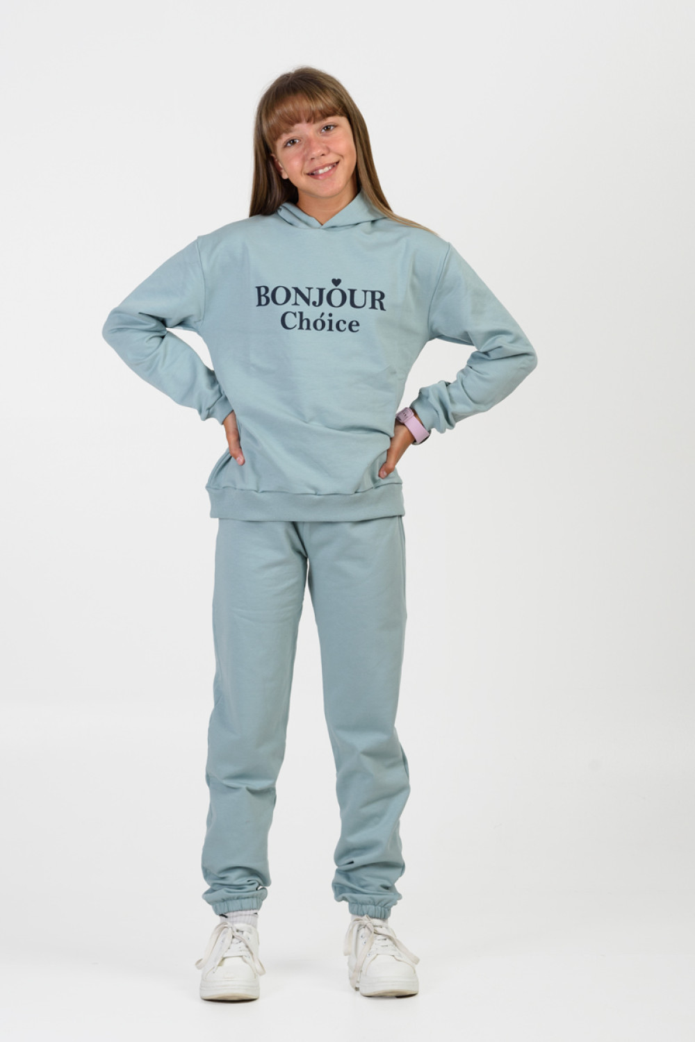 Winter overalls set girl TRAX 46632 AQUA