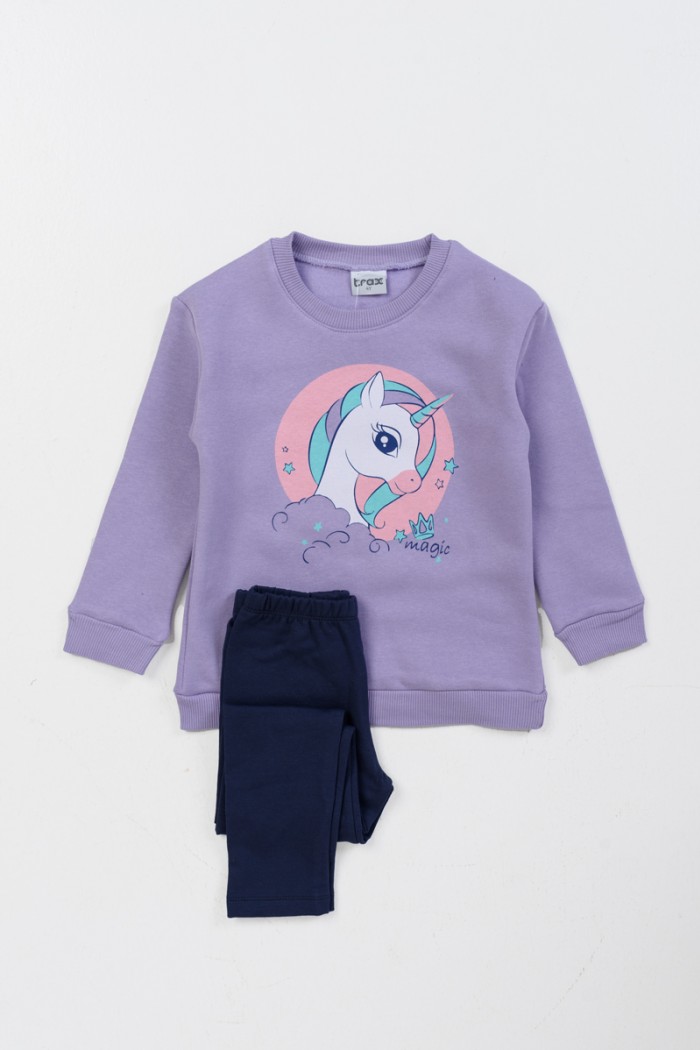 Winter sweatshirt girl TRAX 46702