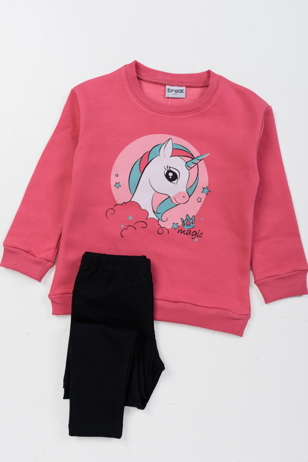 Winter sweatshirt sweatshirts girl TRAX 46702 FUX