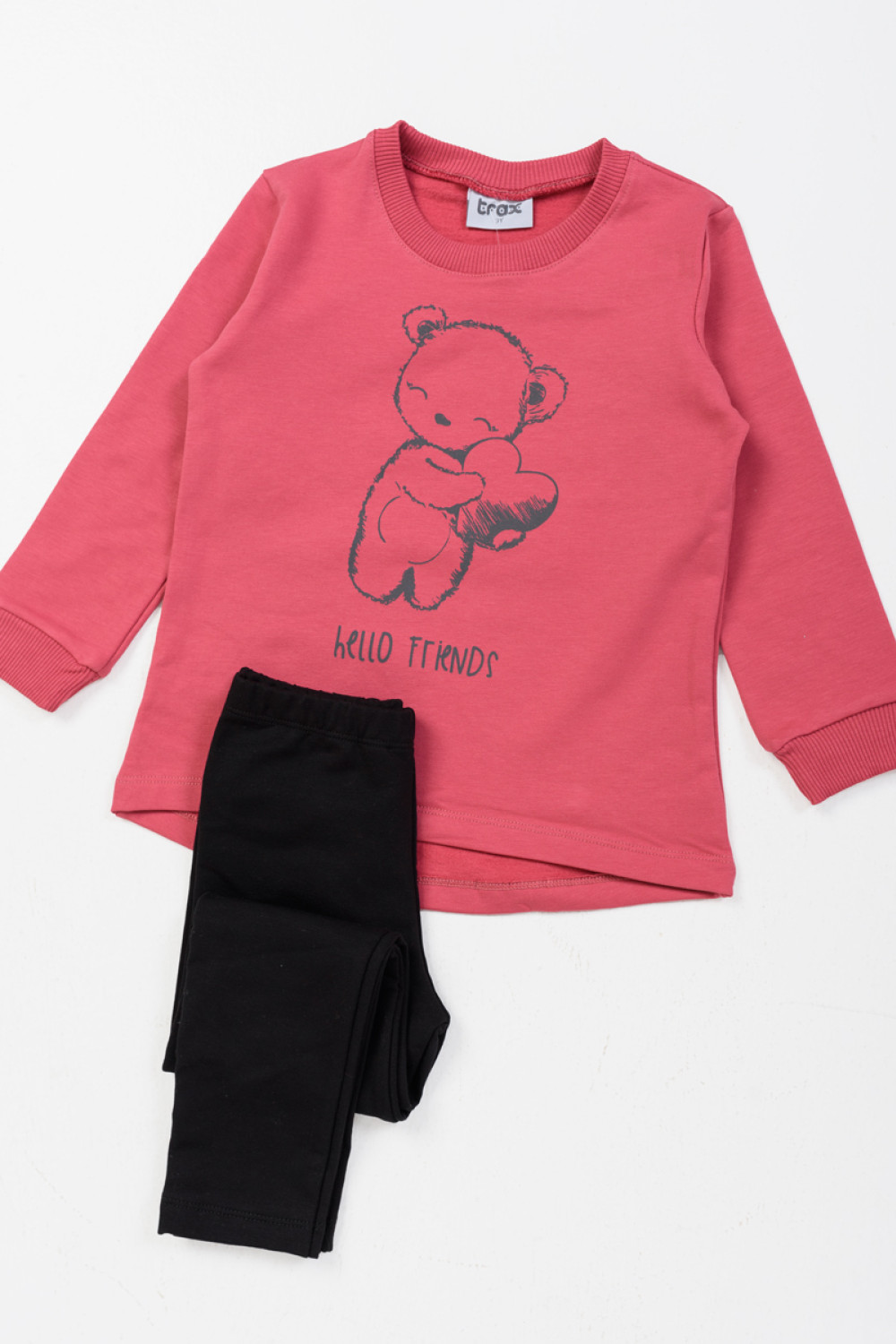 Winter sweatshirt set girl TRAX 46703 FUX