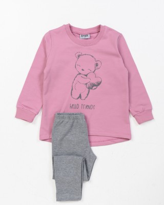 Winter Sweatshirt-Set Mädchen TRAX 46703 ROSE