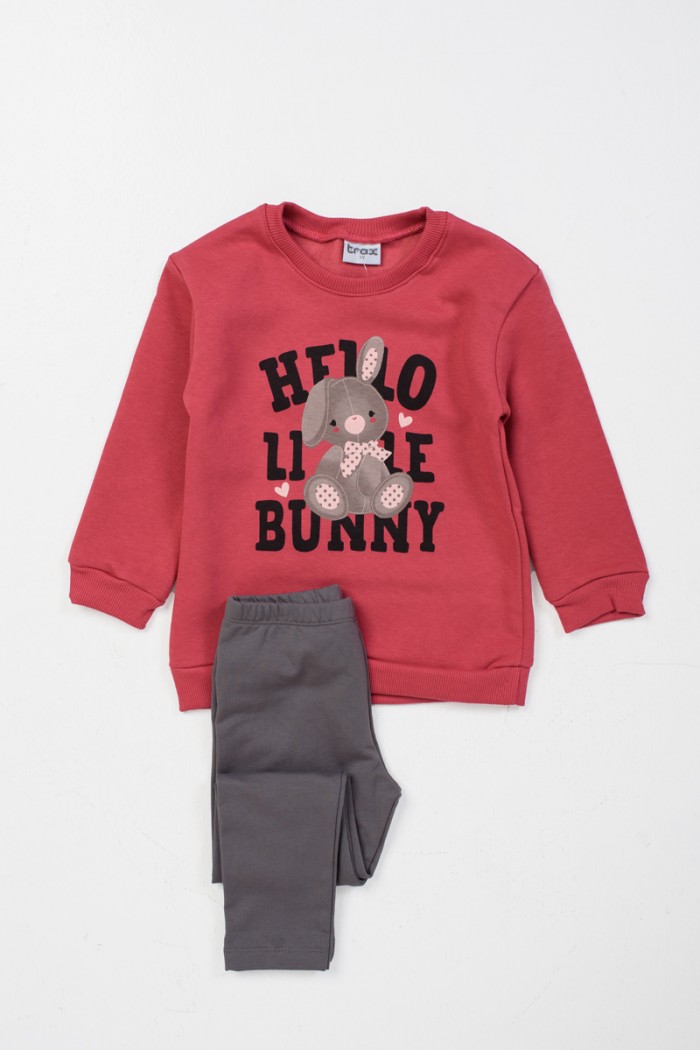 Winter Overalls Girl with leggings TRAX LITTLE BUNNY 46705