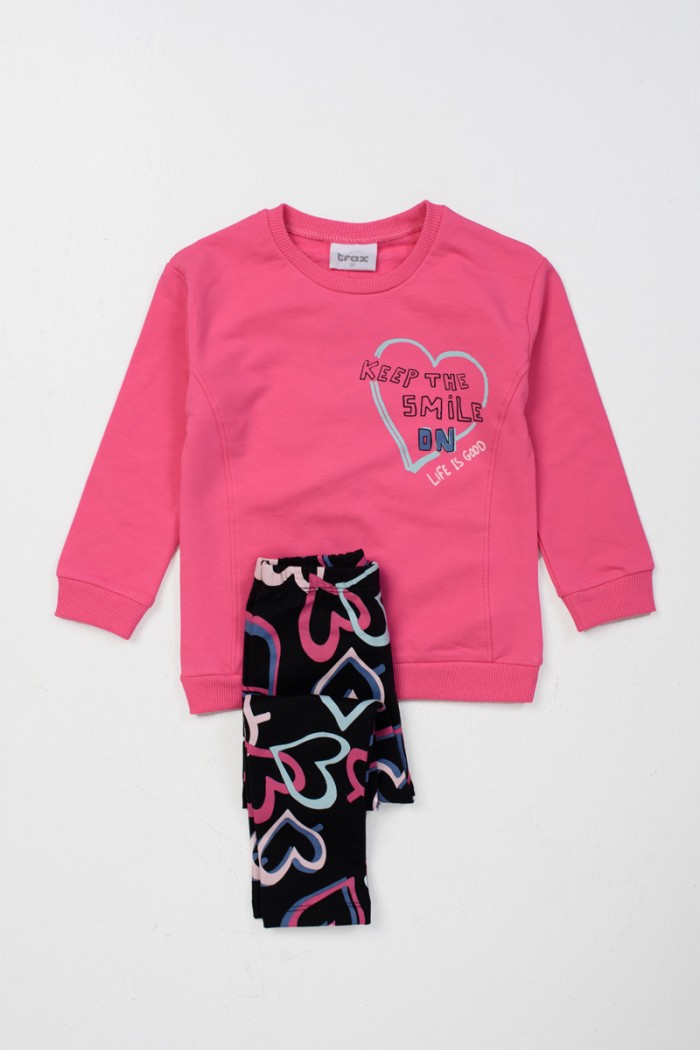 Children's set with TRAX Keep The Smile tights 46716