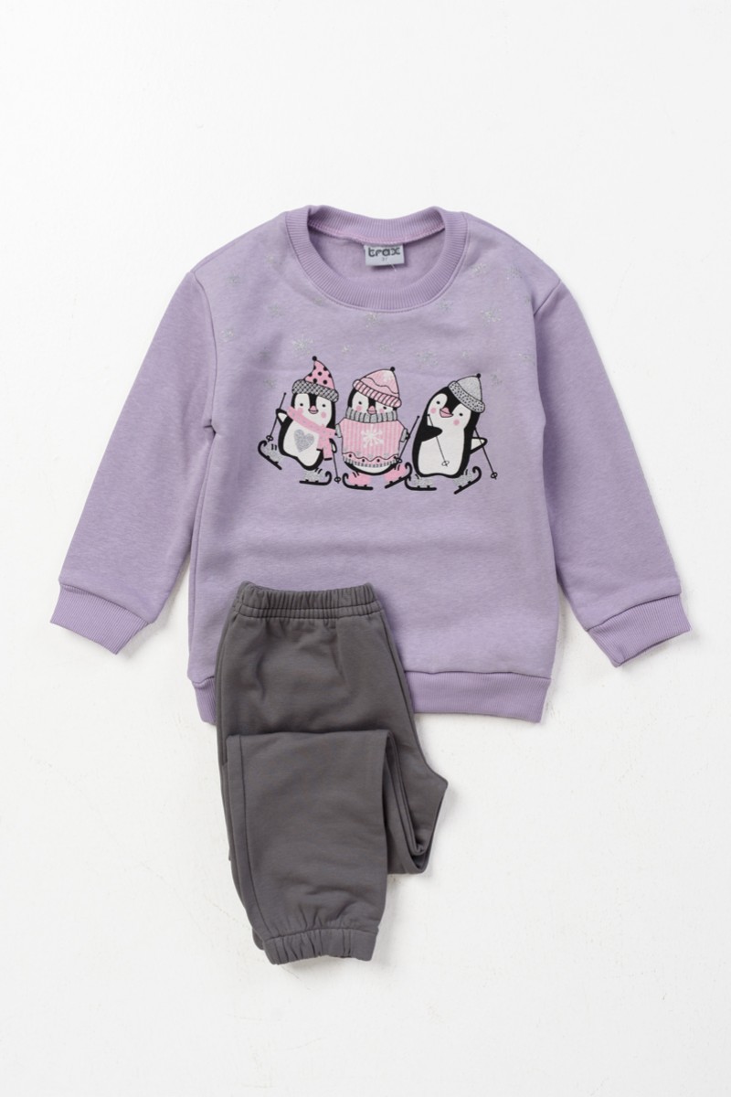 Winter sweatshirt girl TRAX 46724