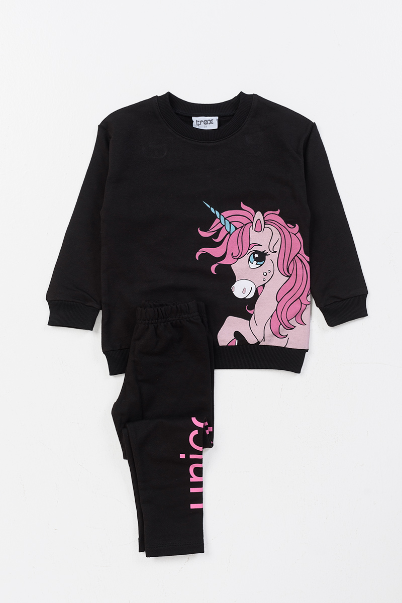 TRAX 46765 BLACK Mädchen-Overall-Set