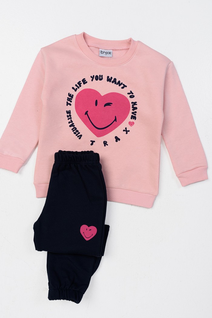 TRAX 46766 ROSE 46766 Mädchen-Overall-Set