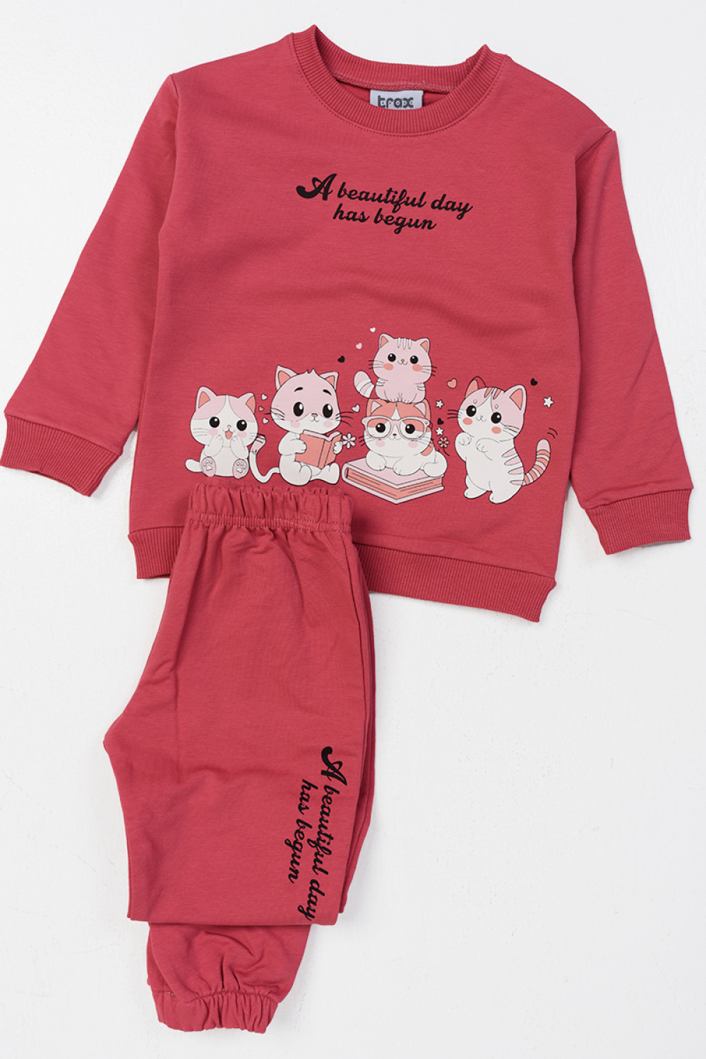 TRAX 46767 TRAX 46767 Coral girl's overalls set