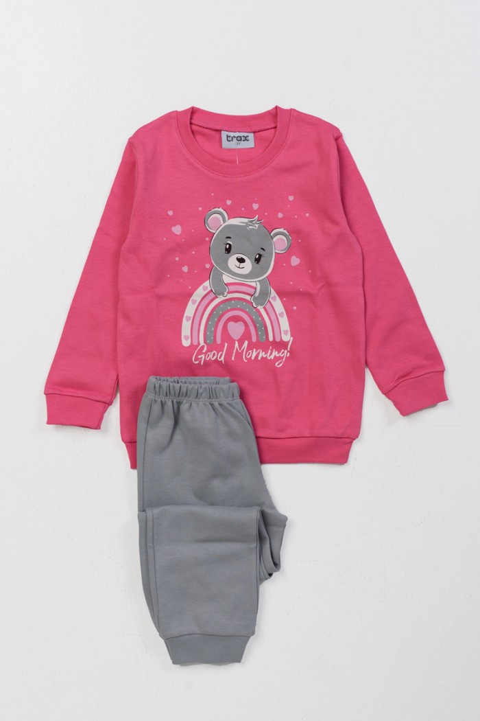 Children's Pajama Girl TRAX Girl Bear 46792