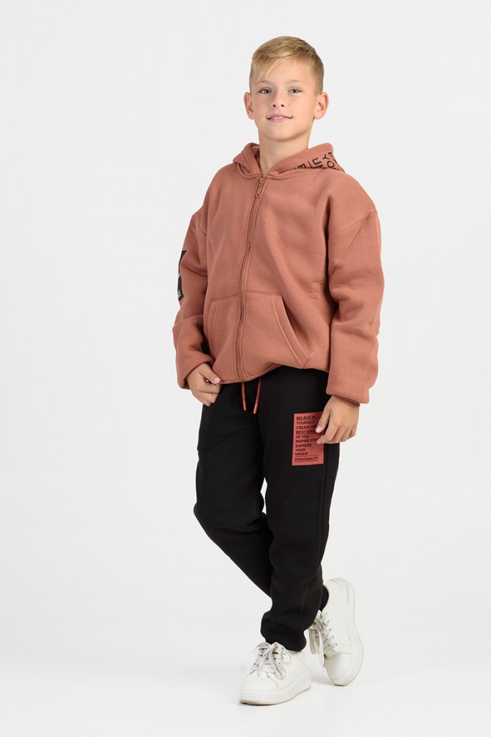 Children's overalls set with cardigan boy TRAX 46841