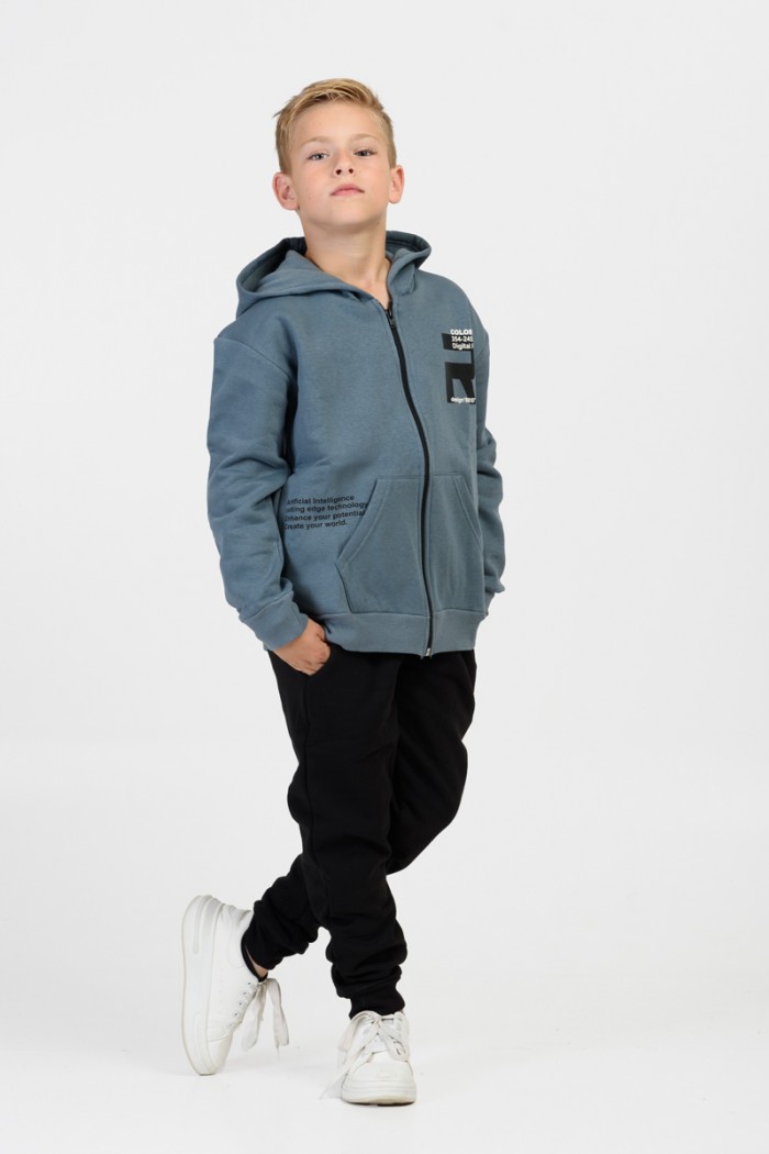 Winter overalls set boy TRAX 46842 with cardigan