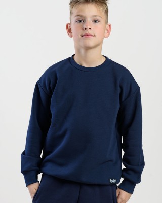 Sweatshirt mit Ausschnitt TRAX 46858 BLUE DROPS
