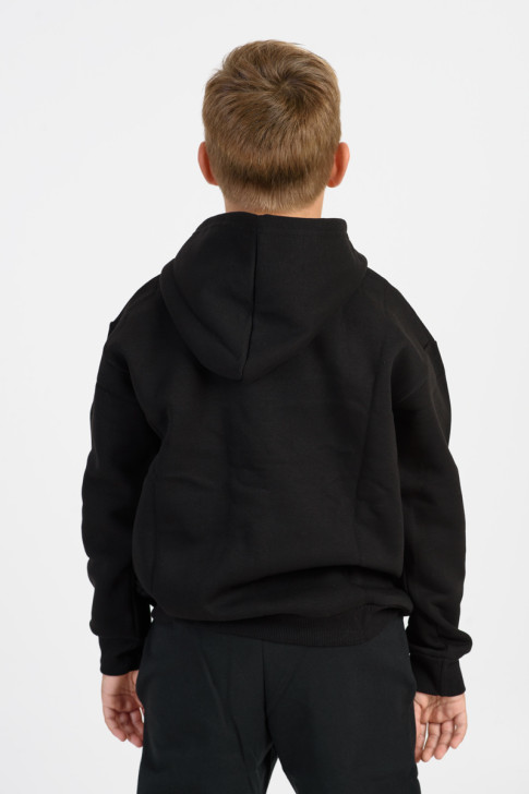 Sweatshirt with hood TRAX 46859 BLACK