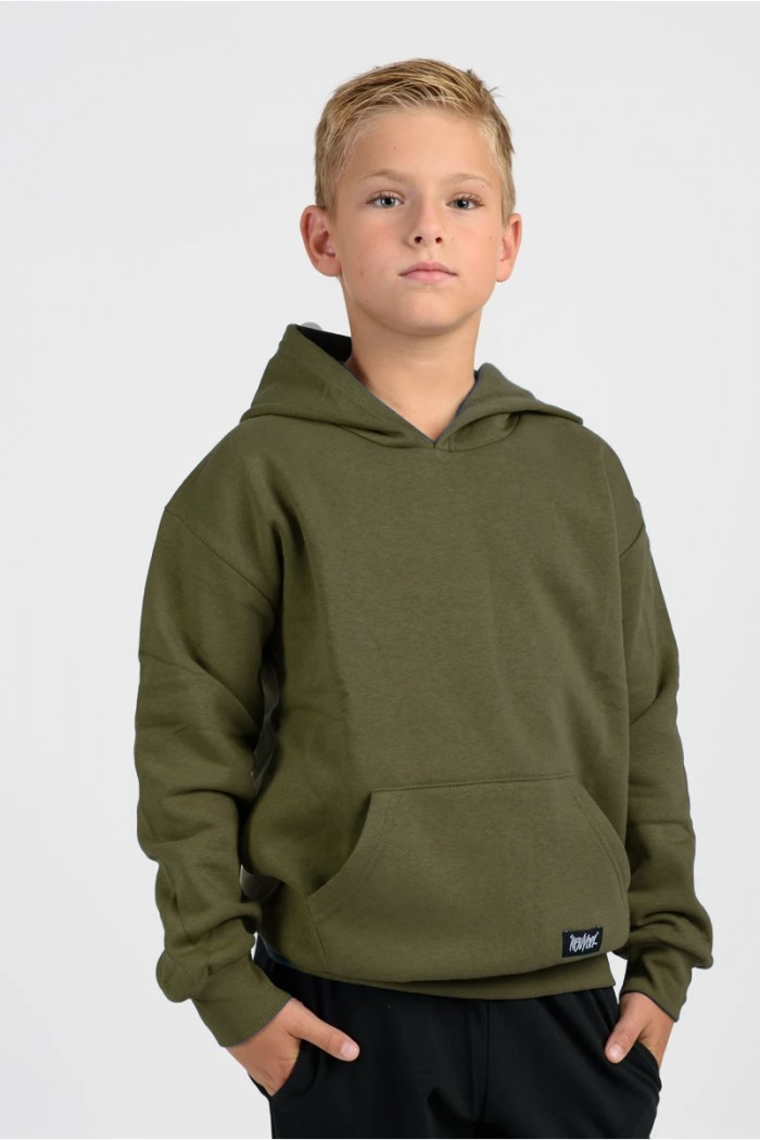 Sweatshirt with hood TRAX 46859 HAKI