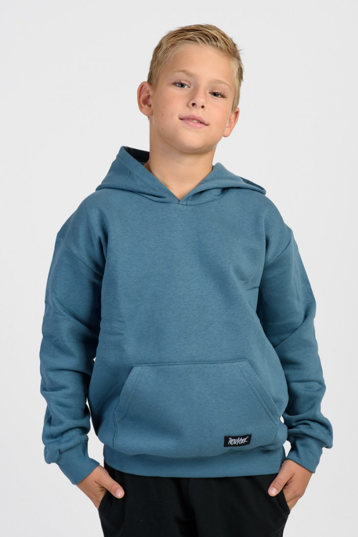 Sweatshirt with hood TRAX 46859 PETROL