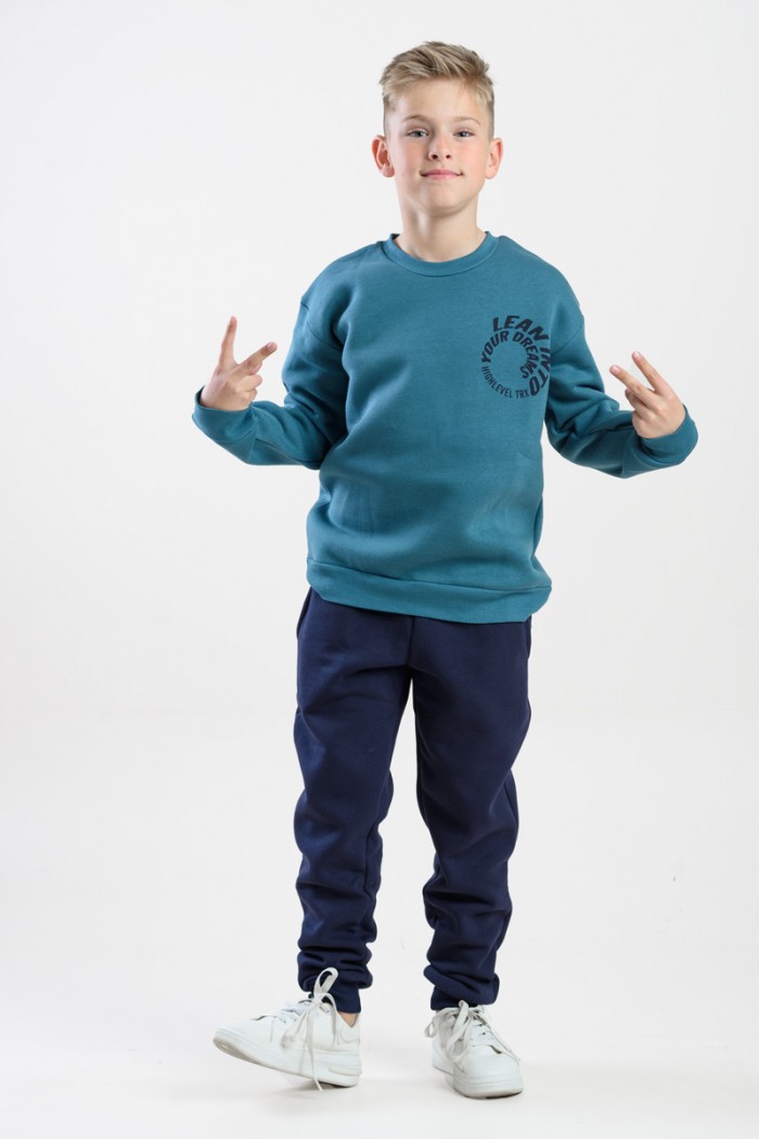 Dreifach gestreifter Teenager-Overallsatz Junge TRAX 46875