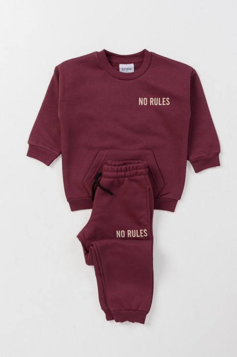 Children's TRAX Overalls set boy 46935 NO RULES BORNTO