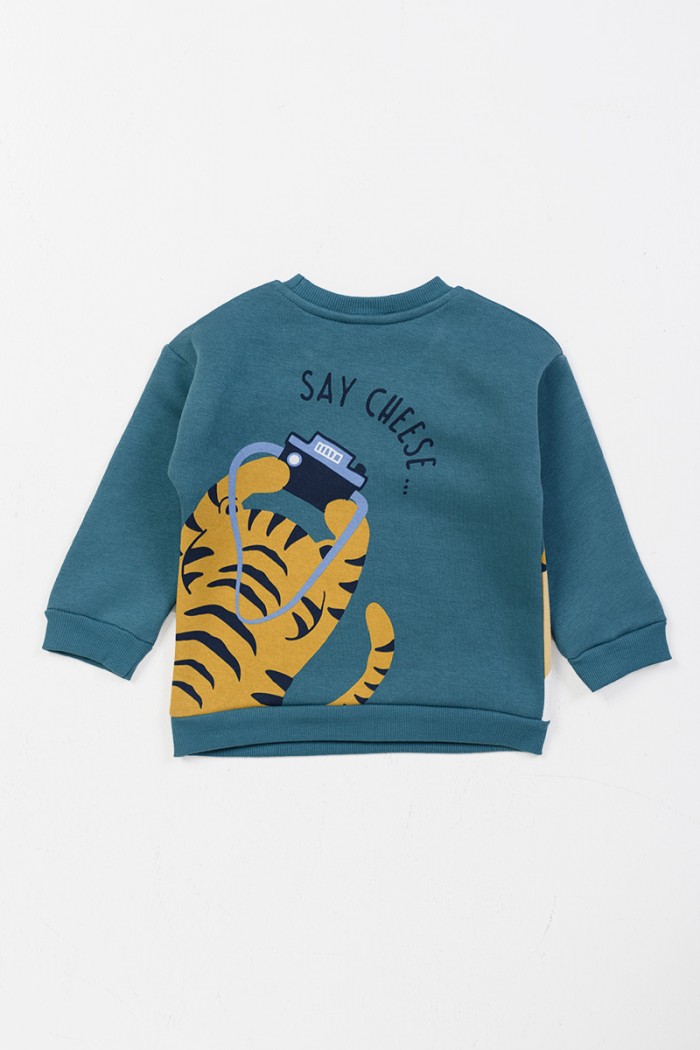 Kinder-Overall-Set TRAX boy 46958 PETROL