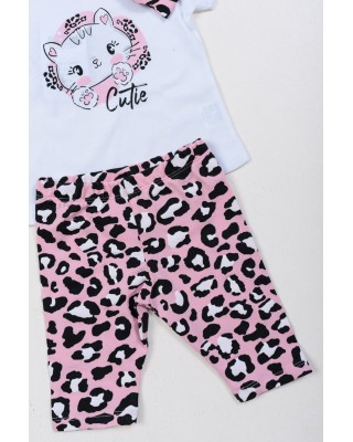 BABY SUMMER SET FOR GIRLS TRAX 47017 WHITE