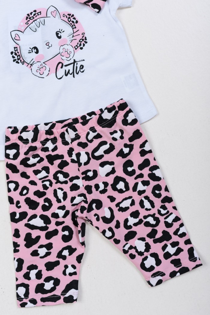 BABY SUMMER SET FOR GIRLS TRAX 47017 WHITE