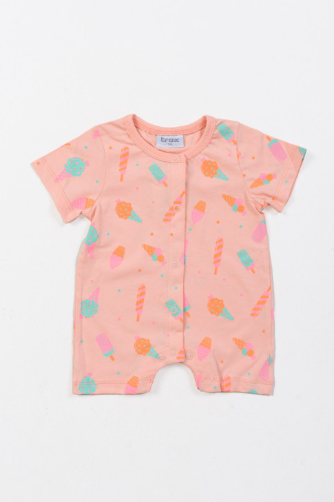 BABY OVERALLS FOR BOY TRAX 47021 CORAL